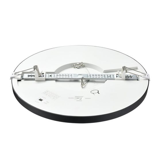 7788/24L MITRA LED SN 000 Светильник пластик/белый/черный LED 24Вт 3000/4000/6500К D300 IP44 CCT/датчик движения NEBULA BLACK