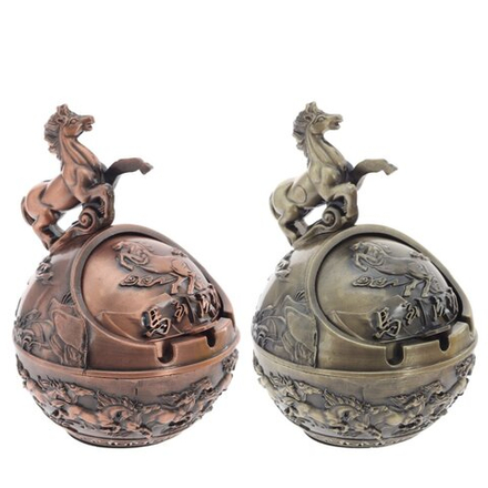 GAEM Пепельница "Лошадь", L10,5 W12 H15,5 см, 2в.