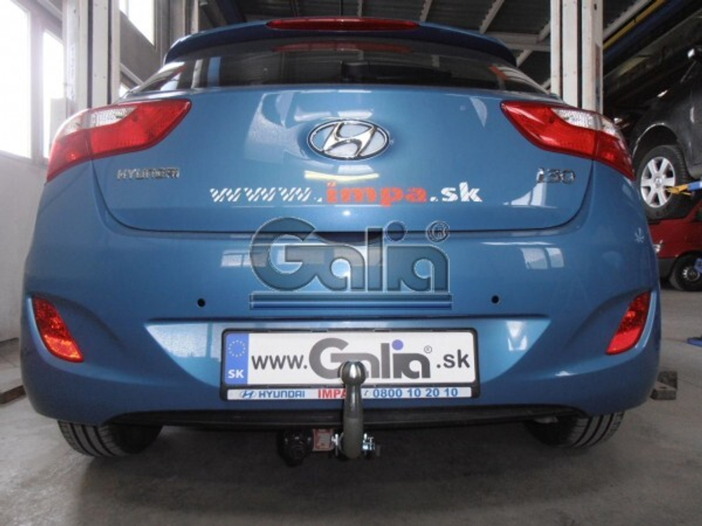 Фаркоп оцинкованный Galia H086A для Hyundai i30 хетчбек 2012-, Kia Ceed хетчбек 2012-(паспорт и сертификат в комплекте)(без электрики)