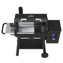Пеллетный гриль-коптильня Broil King Pellet Regal 500 с вертелом, чёрный