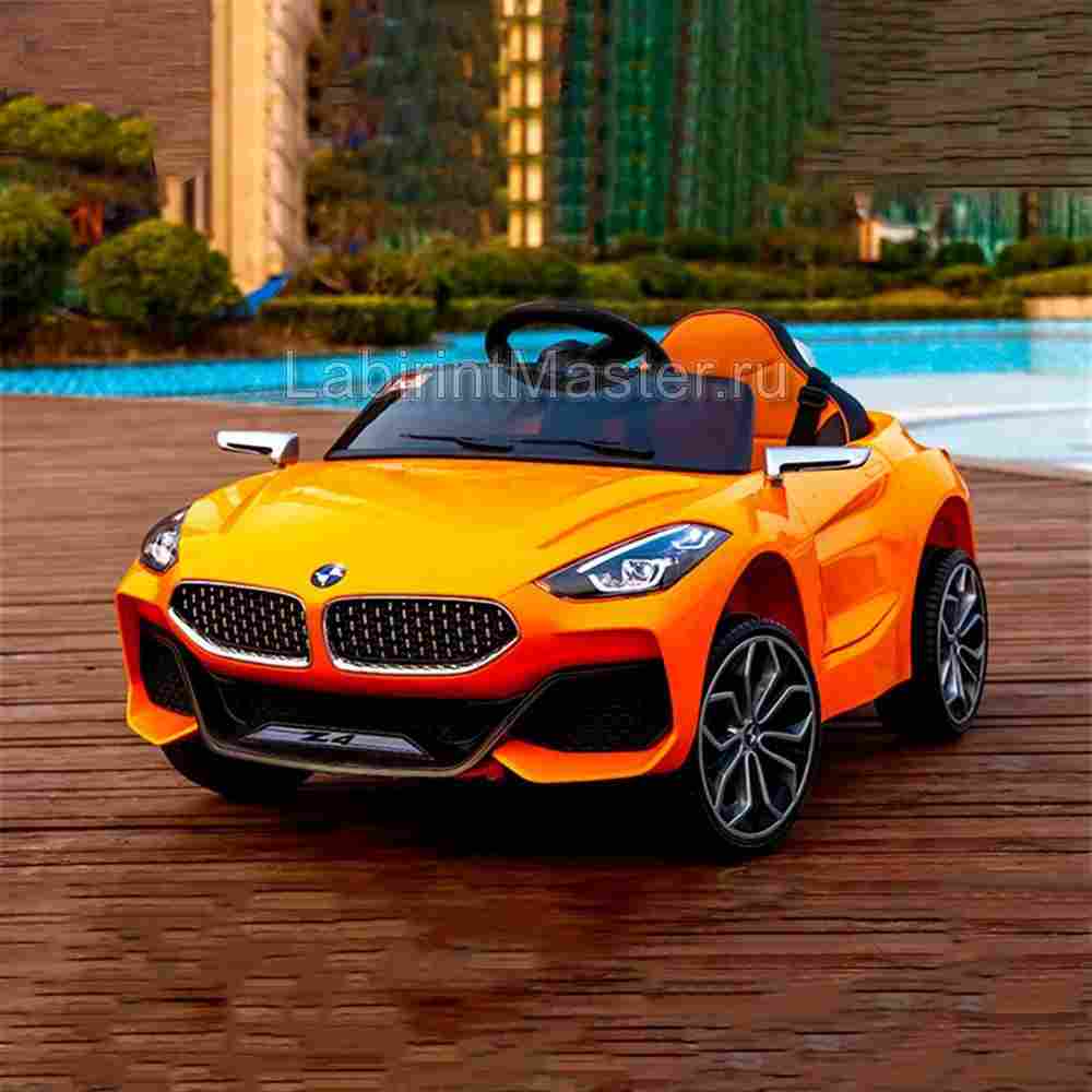 Детский электромобиль «BMW Z4» оранжевый