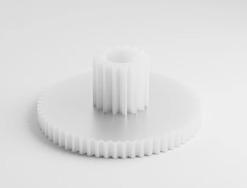 Белая шестерня для 3D-принтера FLYING BEAR Ghost 6, Reborn 2, Aone 2