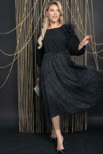 Платье Звездный город (черное) П11727 LT Collection