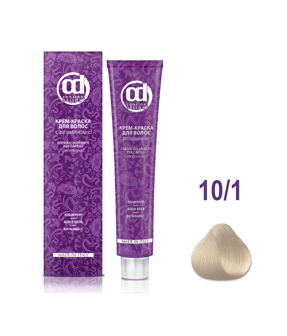 Д 10/1 крем-краска для волос с витамином С светлый блондин сандре 100 мл