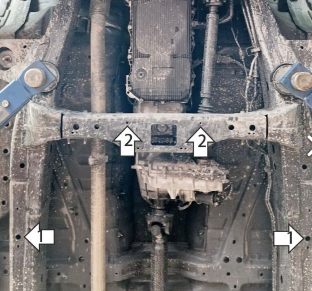 Защита раздаточной коробки для Foton Tunland V9 MOTODOR.77510