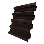 Профнастил H75 Железный Форт Pe 0,8 мм RAL 8017 шоколадно-кориччневый
