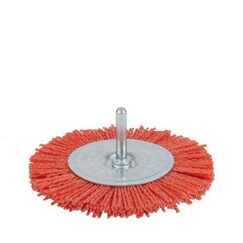 Щетка дисковая 100 мм для дрели, проволока полимер-абразив Yoko