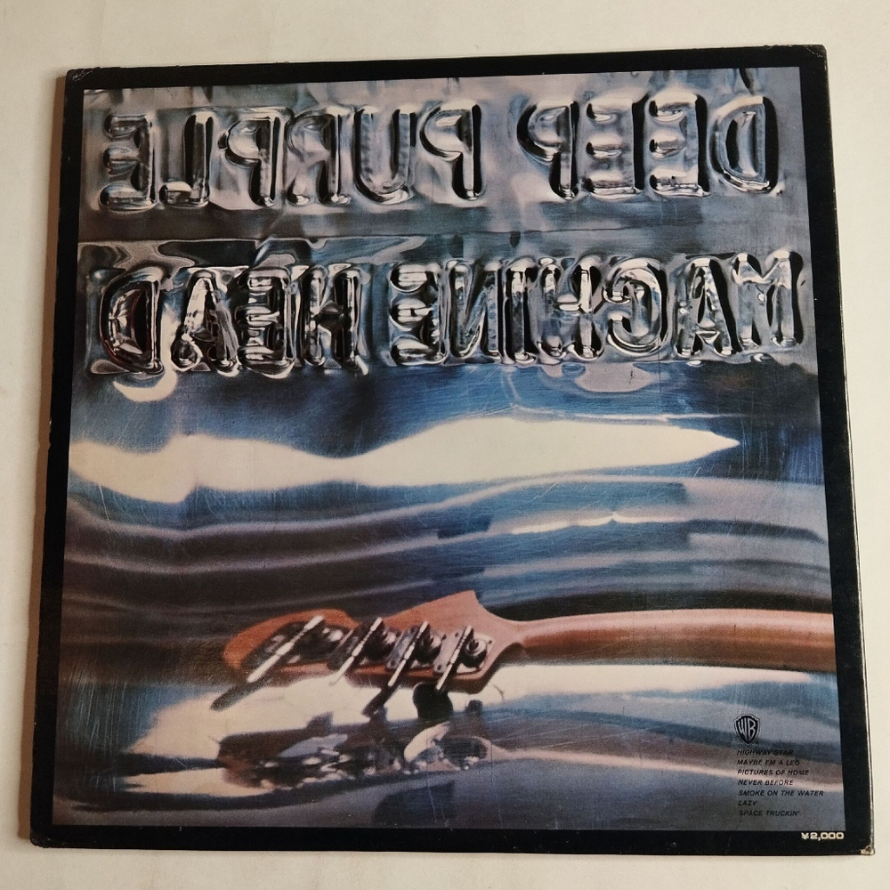 Винтажная виниловая пластинка LP Deep Purple Machine Head (Japan 1972) (Obi) Smoke On The Water (1 Press)