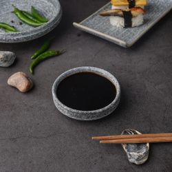 Соусник 60 мл d 8,8 см h2,3 см круглый Stone Untouched Taiga P.L. Proff Cuisine [1]