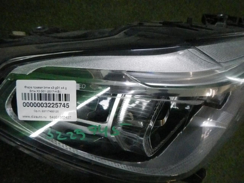 Фара правая BMW X3 G01 X4 G02 (2017-2021) Adaptive LED