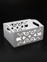 Ящик резной с круглыми ручками "Прованс" 17.5*22*12 см