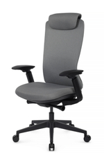 Кресло Riva Гемини EGE-002A Черный пластик/Серый