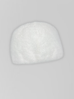 Шапка Анжелика однотонная меховая со стразами