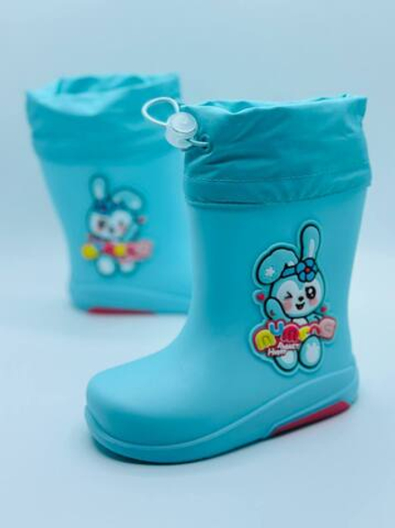 Детские резиновые сапожки для девочек Buba Happy Rabbit