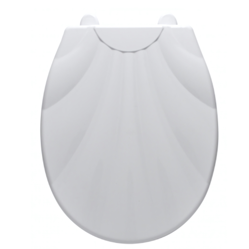 Сиденье для унитаза с детской накладкой "Ракушка LUX" белое