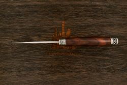 Разделочный нож Игоря Пампуха Модель 083, клинок 120мм, булат легированный, рукоять орех