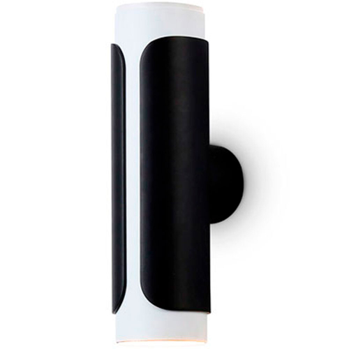 Настенный светильник со сменной лампой  TN51617/2 BK/WH черный/белый GU10/2 D58*195*82