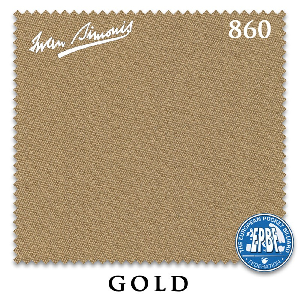 Сукно "Iwan Simonis 860" 198см Gold