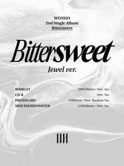 Альбом WONHO - Bittersweet 2nd Single Album Jewel Case 3 Version SET