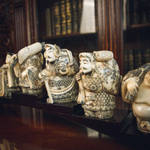 «Семь богов счастья».Композиция из 7 больших фигур