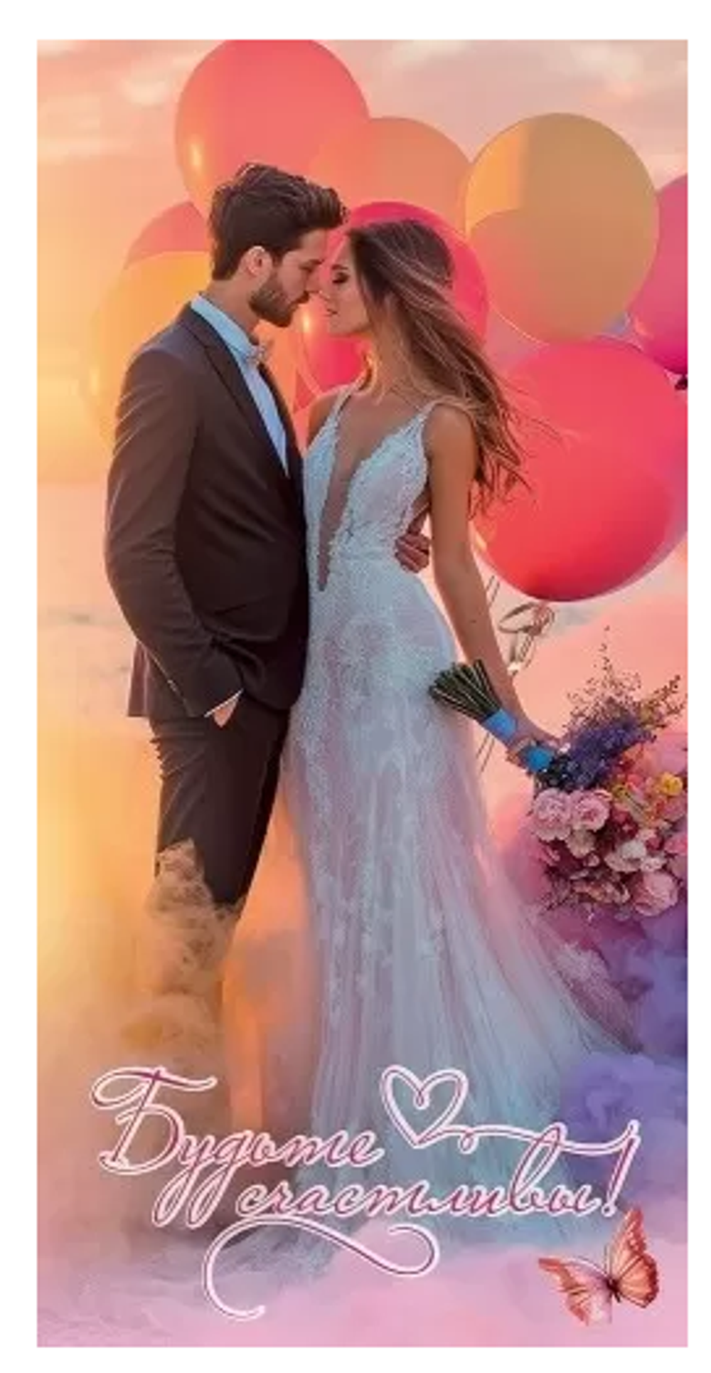 Конверт для денег "Будьте счастливы!" 50000745 (ТМ Праздник)