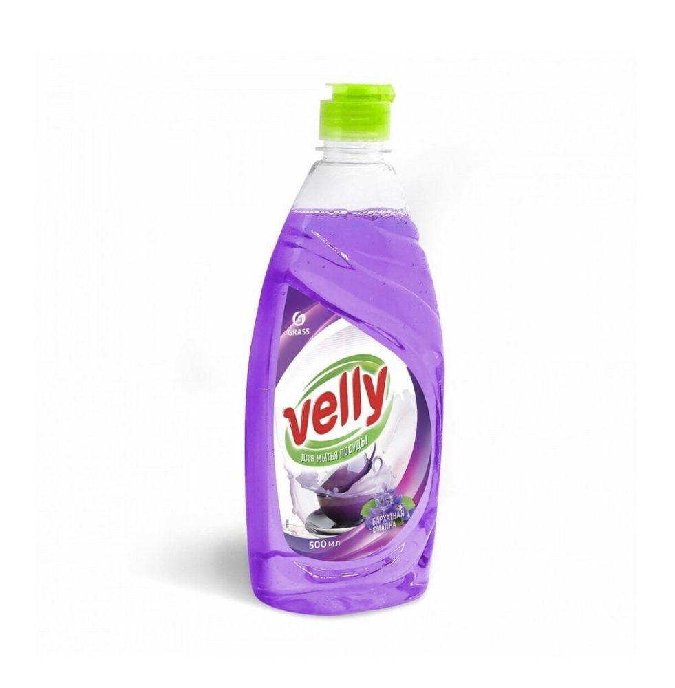 Средство для мытья посудыGRASS “Velly” Бархатная фиалка 500 мл