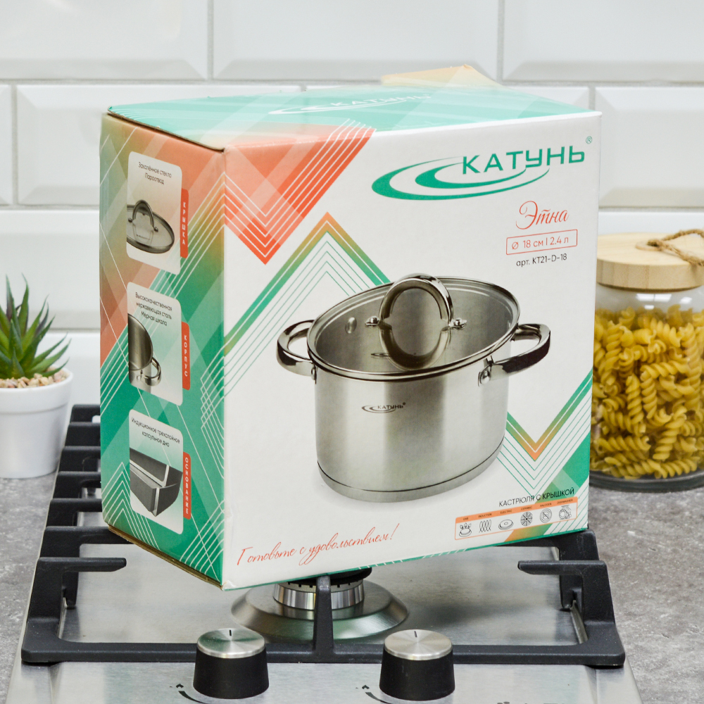 Кастрюля 1,7л нерж Этна