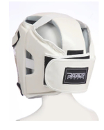 Шлем для всестилевого каратэ со съемной маской (белый)