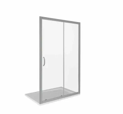 Душевая дверь в нишу Bas Infinity WTW-140-C-CH 140*185 с поддоном 3см