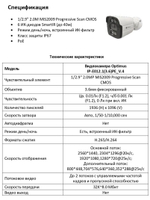Видеокамера Optimus IP-E012.1(3.6)PE_V.4