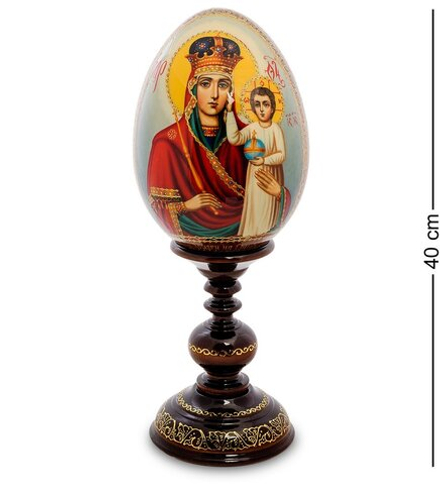 ИКО-46 Яйцо-икона «Пресвятая Богородица «Призри на смирение» Рябова Г