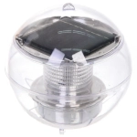 Фонарь садовый «Шар» d=10 см, на солнечной батарее (для погружения в бассейн и водоем), Мультицвет