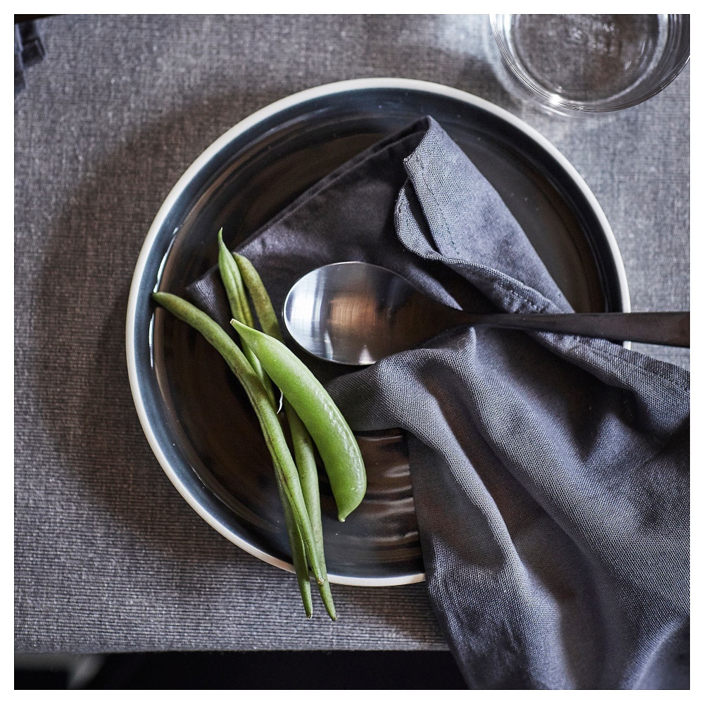 Набор салфеток для сервировки IKEA SVARTSENAP (СВАРТСЕНАП), Темно-серый, 35х35 см, 4 шт