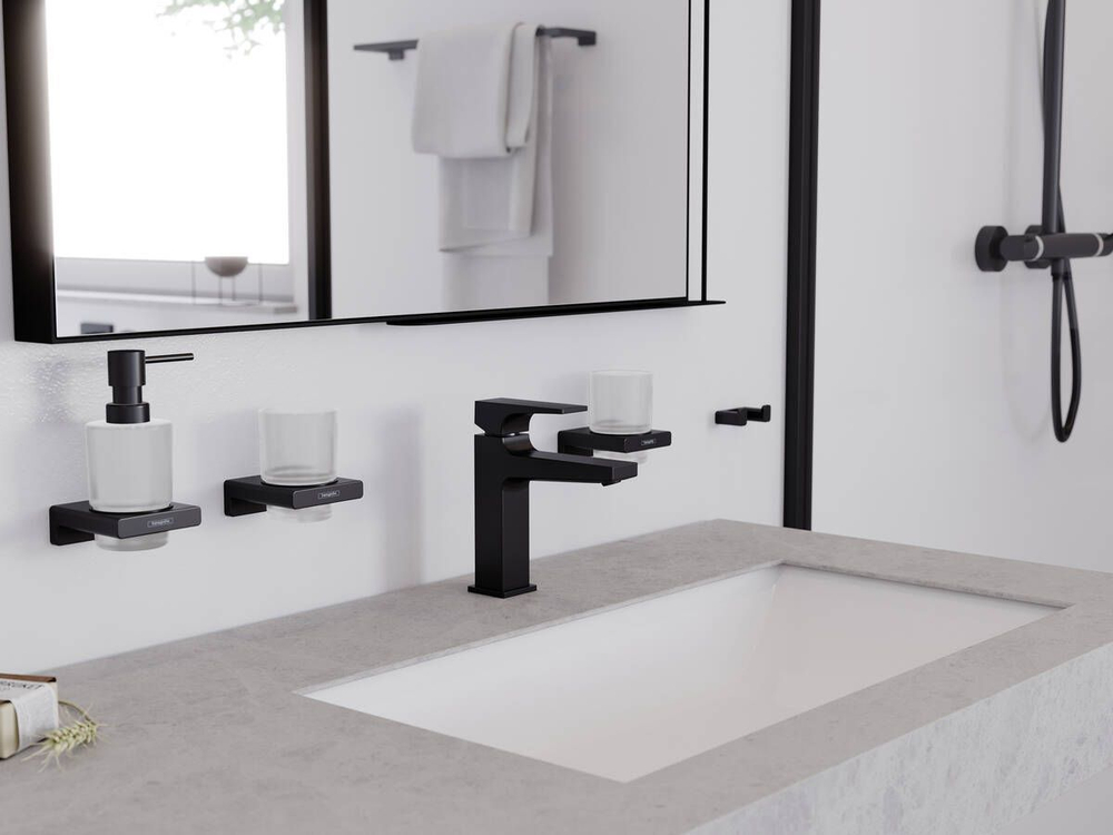 Cтакан Hansgrohe AddStoris, матовый чёрный (41749670)