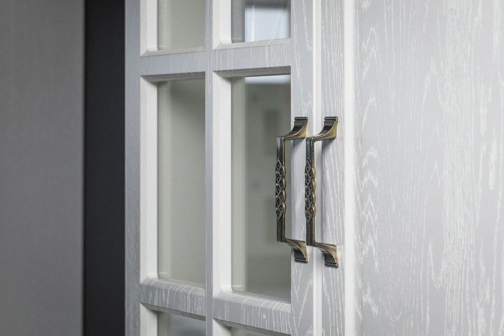 Стенка Ливерпуль 4 Белый/Ясень ваниль