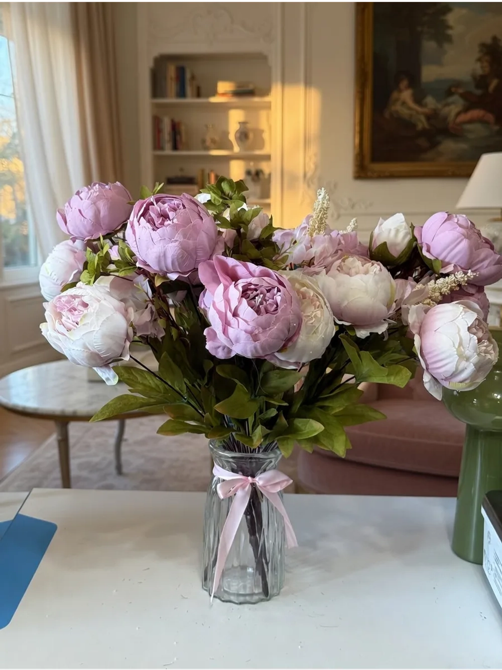 Букет искусственных пионов