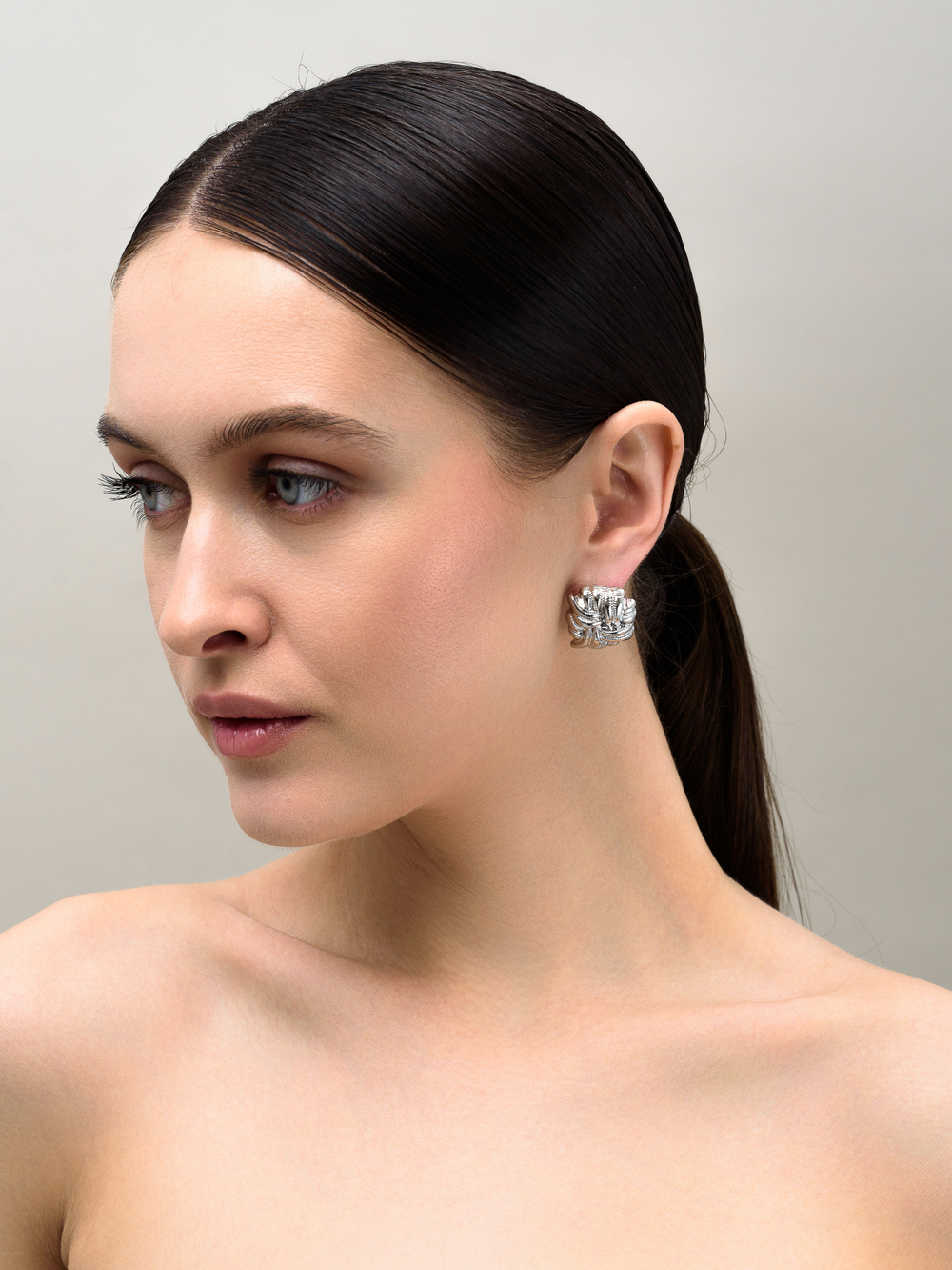 Серьги "Tangle" Silver