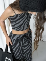 Костюм для девочки на лето с кюлотами