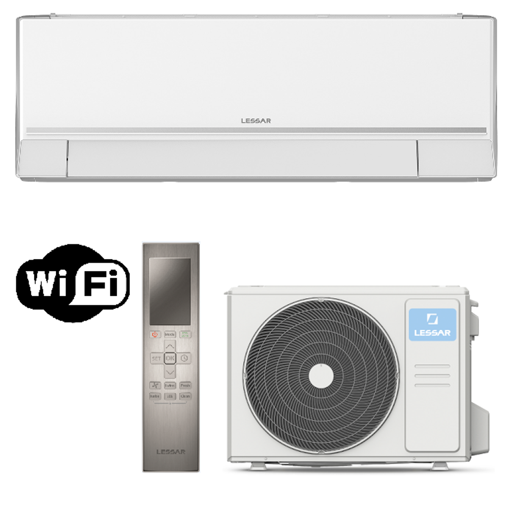 Сплит-система инвертор (тепловой насос) Lessar Stella Full DC Inverter + Wi-Fi модуль