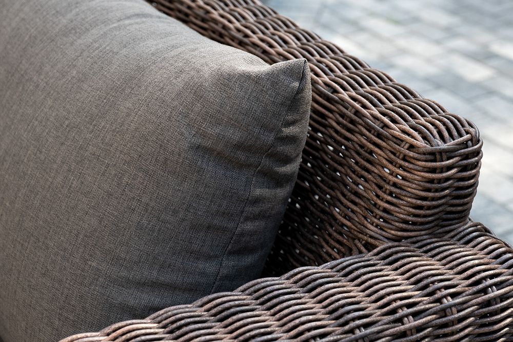 "Капучино" лаунж-зона из искусственного ротанга, цвет коричневый