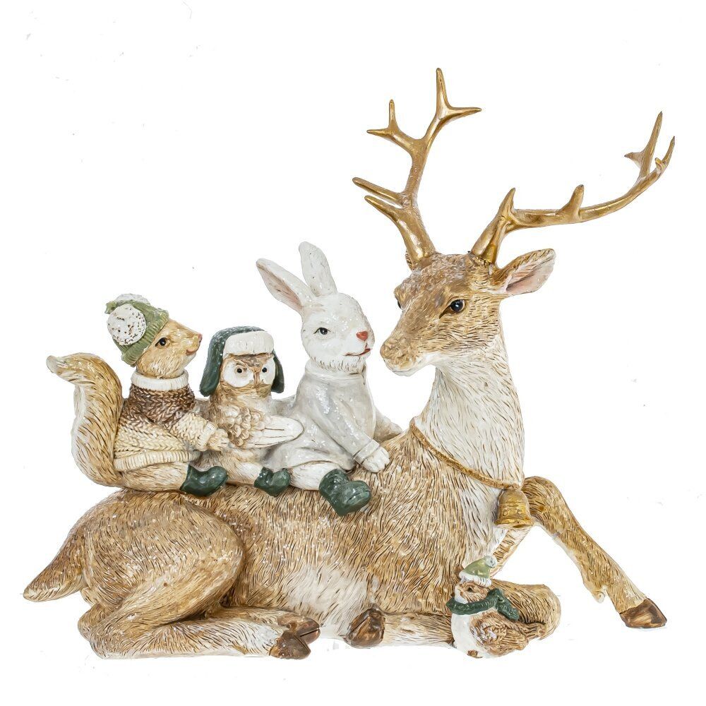 GAEM Фигурка декоративная "Олень", L19 W9 H16,5 см