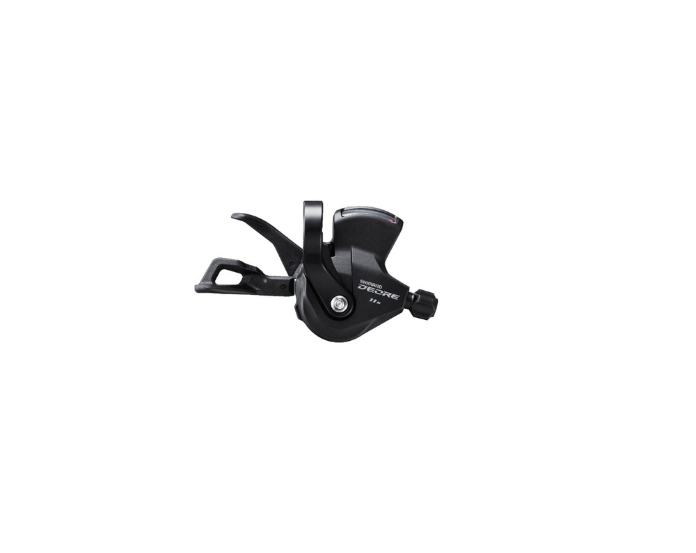 Шифтер Shimano Deore, M5100, правый, 11 скоростей, индикатор, трос 2050мм, черный
