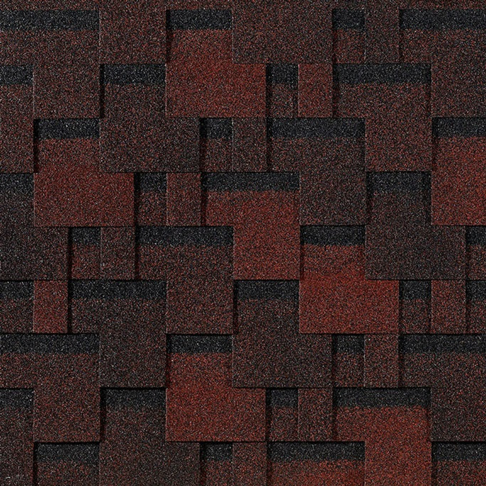 Черепица гибкая Docke PIE Eurasia Лабиринт красная