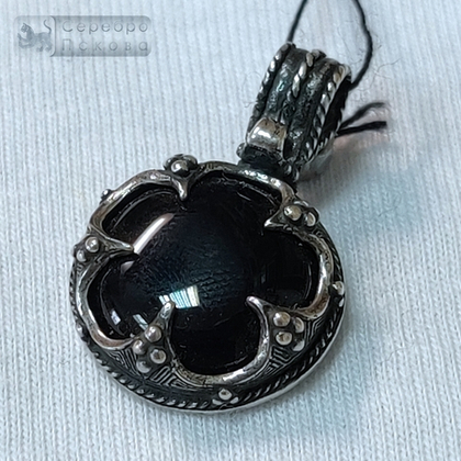 Подвеска "Готланд" черный агат