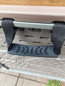 Стол складной садовый 180x74x74см HDPE шоколад