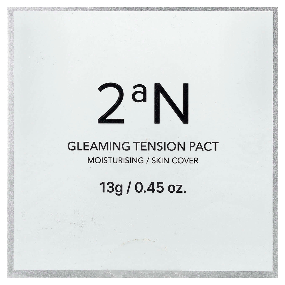 2aN, Gleaming Tension Pact, маска для лица, 25 песочный бежевый, 13 г (0,45 унции)