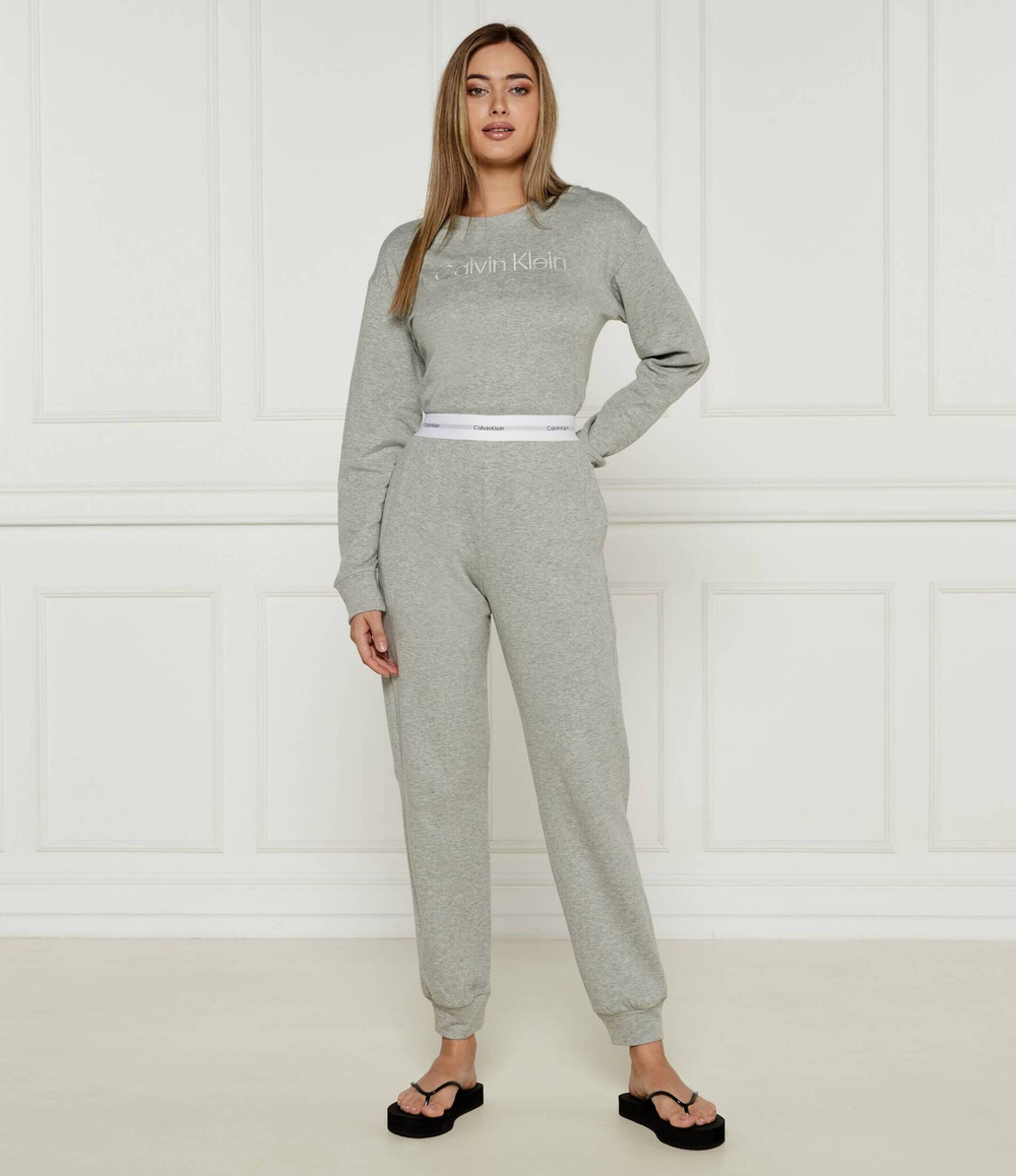 Вверх от пижамы Calvin Klein Underwear - пепельный(000QS7273E)