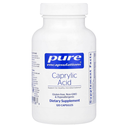 Pure Encapsulations, Caprylic Acid, 120 Capsules