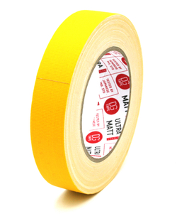 Клейкая лента Gaffer Tape@ultraMATT - Гаффа тейп 25мм/25м - Желтый  (DEEP YELLOW)