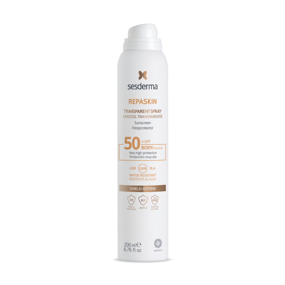 SESDERMA REPASKIN TRANSPARENT SPRAY Body sunscreen SPF 50